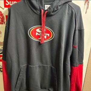 San Francisco 49ers Nike 2024 Sideline Club Pullover Hoodie Size XL